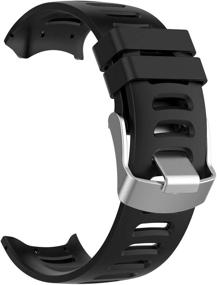 img 3 attached to 📱 ZSZCXD Silicone Wristband Replacement Watch Band for Garmin Forerunner 610 GPS Smart Watch - Compatible and Effective