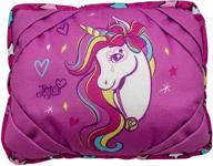 nickelodeon jojo siwa unicorn stars ipad tablet pillow - soft rest support holder (official nickelodeon product) logo