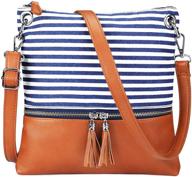 newshows lightweight medium leather crossbody women's handbags & wallets for crossbody bags logo