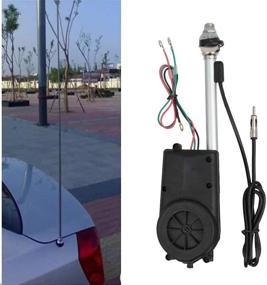 img 3 attached to 🚗 Enhanced Universal 12V Car Automatic Antenna Aerial Kit for Auto AM&amp;FM Radio with Electric Power Mast Aeria