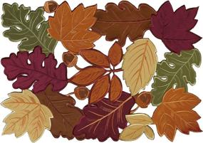 img 3 attached to 🍁 OWENIE Thanksgiving Embroidered Maple Leaves Decorations: Add Festive Charm to Your Holiday Décor!