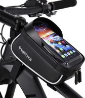 plesora bike phone bag: ultimate bicycle phone holder and accessory pack for cyclists logo