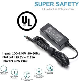 img 3 attached to ⚡️ UL Listed 45W Charger for HP 14 inch Laptop Models: 14-DK, 14-DQ, 14-DF, 14-DH, 14-DS, 14-FQ - Compatible with 14-DF0023CL, DF0018WM, 14-DK0731MS, DK1025WM, DK0002DX, DK0028WM, DK0022WM, DK0024WM, 14-DQ1033CL, DQ0002DX, 14-FQ1021NR