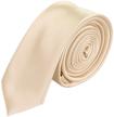 premium classic solid skinny necktie men's accessories and ties, cummerbunds & pocket squares logo