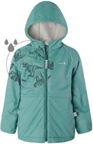 img 4 attached to Therm Lightweight Boys Rain Jacket - Clothing in Jackets & Coats