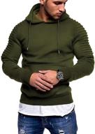 coofandy men's clothing: level up your workouts with this athletic workout sweatshirt логотип