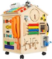 🏠 38-in-1 genenic busy board house: learn to dress toys for toddlers, 3+ year olds - perfect travel companion with music! logo