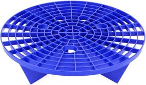 img 4 attached to 🚗 VIKING Automotive Grit Trap Bucket Insert for Optimal Car Wash and Detailing, Effectively Removes Dirt and Debris from Microfiber, Mitts, Cloths, and Sponges, Blue