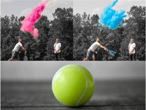 img 4 attached to 🎾 Surprise with a Smash: Gender Reveal Tennis Ball Unveils the Mystery