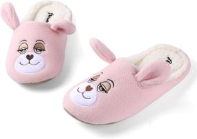 img 2 attached to 🐻 Cute and Comfortable Aerusi Unisex Teddy Bear Slipper: Perfect Kid's Shoe for All-Day Comfort