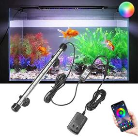 img 4 attached to DOCEAN Aquarium Lighting Fish Tank Light With APP Control
