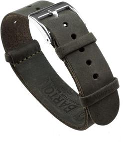 img 3 attached to BARTON Leather Style Watch Straps Men's Watches