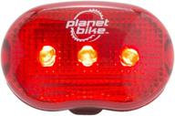 🚴 blinky 3 bicycle tail light by planet bike logo