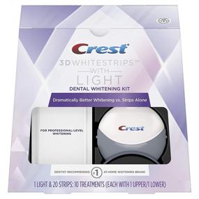 img 4 attached to 🦷 Crest 3D White Teeth Whitening Strips Kit - 10 Treatments, 20 Individual Strips (Packaging May Vary), 10 Count