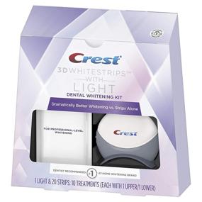 img 3 attached to 🦷 Crest 3D White Набор полосок для отбеливания зубов - 10 процедур, 20 индивидуальных полосок (упаковка может варьироваться), 10 штук.