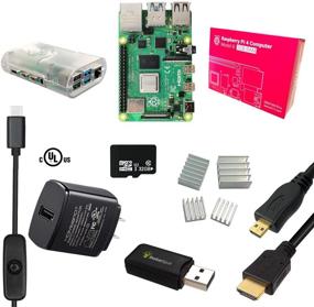 img 4 attached to 🔌 Get Started with MakerSpot Raspberry Pi4 Kit: Includes Micro-HDMI Cable, 5V3A UL Charger, and 32gb Micro-SD Card