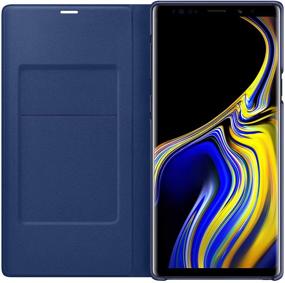 img 2 attached to 📱 Enhance Style and Functionality with Samsung Galaxy Note9 LED View Wallet Cover in Ocean Blue