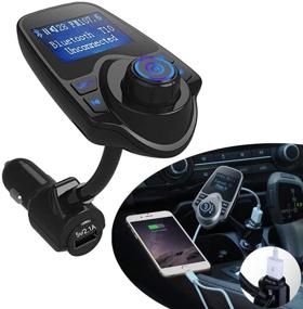 img 4 attached to 🚗 EinCar Wireless Bluetooth FM Transmitter: Hands-Free Car Kit with TF Card and USB Support