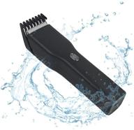 ultimate cordless hair clippers for men: rechargeable, adjustable, and precision ceramic cutter logo