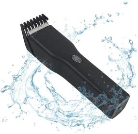 img 4 attached to Ultimate Cordless Hair Clippers for Men: Rechargeable, Adjustable, and Precision Ceramic Cutter