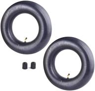 🔧 set of 2 high-strength inner tubes (4.80/4.00-8") for minibike, go kart, mower, hand truck, wheelbarrow, cart - durable rubber replacement tubes logo