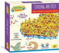 🧵 crafty delight: string art kit for tweens - create 3 unique canvases! logo