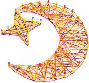 img 3 attached to 🧵 Crafty Delight: String Art Kit for Tweens - Create 3 Unique Canvases!