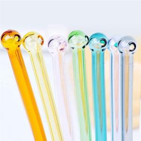 img 2 attached to Multi Color Straws Reusable Drinking Cleaning