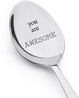 🥄 you are awesome spoon - engraved spoon - best friends gift - cute spoon - gift for him/her - lovers spoon gift - sp_017 logo