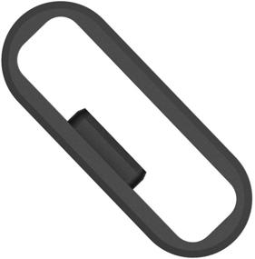 img 3 attached to Secure your Garmin Vivoactive 4s/Vivosport/Vivosmart HR with Black Silicon Fastener Ring