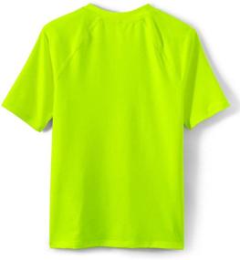 img 3 attached to 🌞 Ultimate Sun Shield: Lands' End Kids Short Sleeve UPF 50 Sun Protection Rash Guard