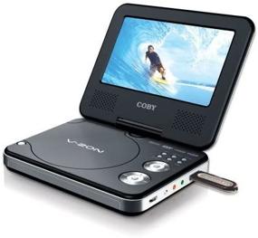 img 4 attached to 📀 Coby TF-DVD7377 7-Inch DivX Compatible Portable DVD Player – Enhanced Viewing Experience On-the-Go