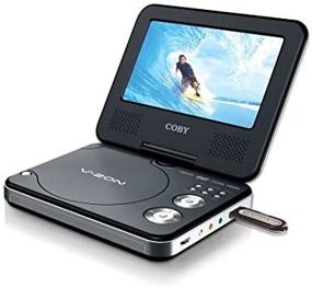 img 2 attached to 📀 Coby TF-DVD7377 7-Inch DivX Compatible Portable DVD Player – Enhanced Viewing Experience On-the-Go