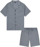 noble mount cotton short pajama men's clothing and sleep & lounge logo