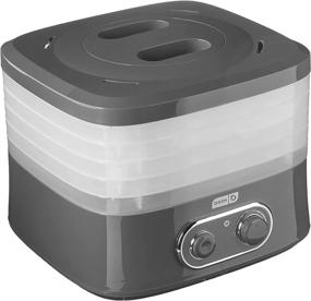 img 4 attached to 🍎 DASH DEHY100GY SmartStore™ Compact Electric Food Dehydrator Machine: 5 Stackable BPA Free Trays, Temperature Controls, and Gray Color – Ultimate Healthy Snack Maker for Fruits, Vegetables, Herbs, Nuts, and Jerky