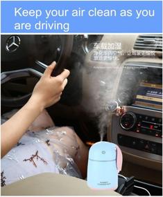 img 3 attached to 🌬️ 2021 New Cool Mist Humidifier for Kids Baby - Quiet Air Humidifier with USB LED Night Light - Perfect for Car, Office, Bedroom - Auto Shut-off Feature