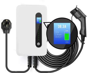 img 1 attached to ⚡ Lectron 240V 40 Amp Level 2 Electric Vehicle (EV) Charging Station | 20ft/6m J1772 Cable & NEMA 14-50 Plug | EVSE 9.6kW for All SAE J1772 Electric Vehicles