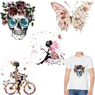 colorful butterfly beautiful clothing decoration logo