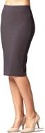 👗 premium stretch pencil skirt for women: elevate your style with this women's clothing staple logo