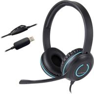 🎧 cyber acoustics ac-5008a: stereo usb headset with in-line controls, noise cancelling mic, and adjustable mic boom for pc & mac – ideal for classroom, home, or office logo