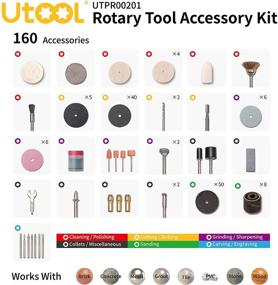 img 3 attached to Универсальные аксессуары для заточки деревообрабатывающих инструментов UTOOL.