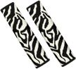 fusurire zebra prints car seat belt shoulder pads soft comfort auto seatbelt protector logo