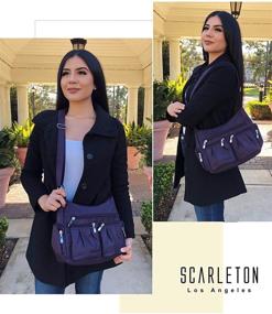 img 3 attached to 👜 Scarleton Multi Pocket Shoulder H140720 Women's Handbags & Wallets: Stylish Organization Essentials for Women