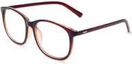 👓 jcerki oversize frame nearsighted glasses: lightweight myopia spectacles for short sighted men and women - 1.00 strength logo