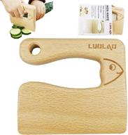 🐠 luolao cute fish-shaped kids kitchen knife for safe cutting of veggies and fruits, ideal for 2-5 year-olds logo