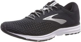 img 4 attached to Brooks Revel Men's Running Shoe in Black and Grey