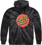 👕 stay stylish with santa cruz skateboards pullover sweatshirt for boys - fashionable hoodies & sweatshirts logo