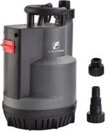 🌊 fluentpower 1/2hp sump pump: efficient submersible utility pump for basement floods, cellars, pools, ponds, hot tubs - automatic operation with integrated float switch logo