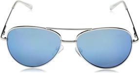 img 3 attached to Peepers Bifocal Aviator Sunglasses Blue_Silver Vision Care for Reading Glasses