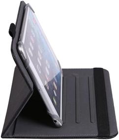 img 3 attached to 📱 HDE 7-8" Tablet Case: Universal Protective Folio Stand Cover for iPad Mini and Touchscreen Tablets in Black